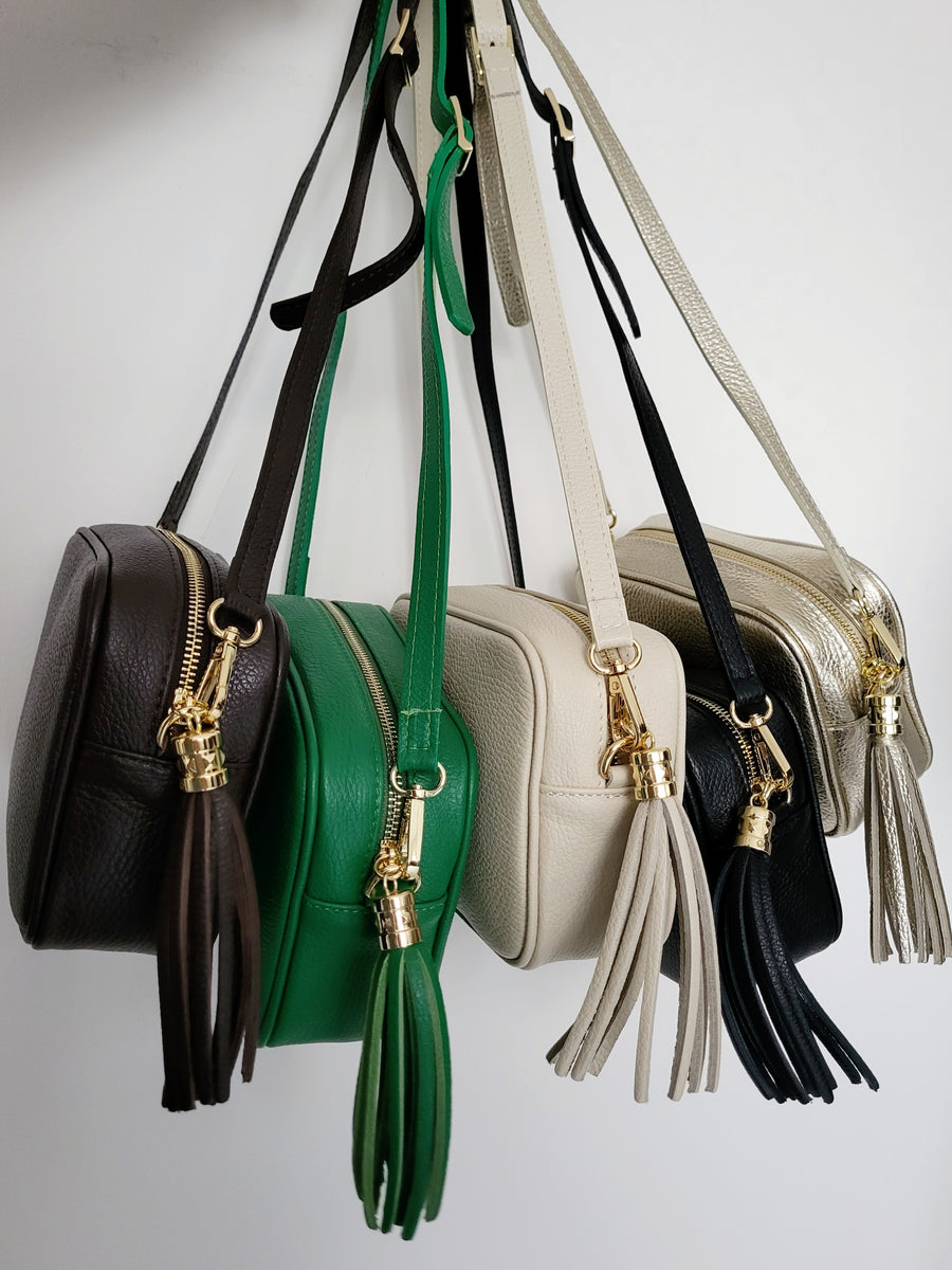 Crossbody with tassel hot sale