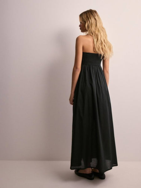 Only Black Sleeveless Tube Maxi Dress