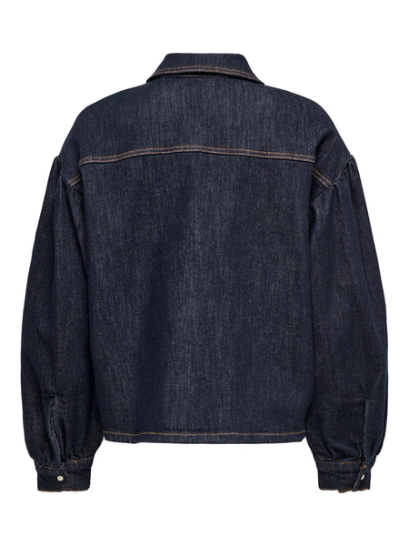 Only Denim Jacket in Dark Blue