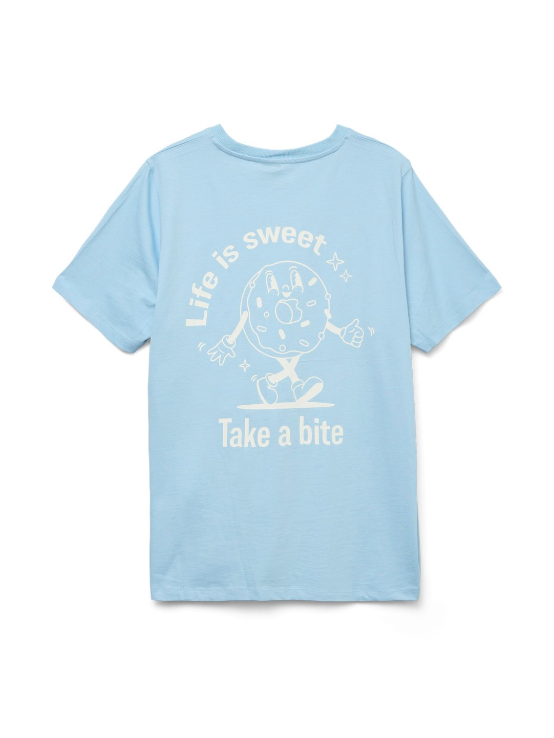 VM Oversized ‘Life is Sweet’ Tshirt In Blue