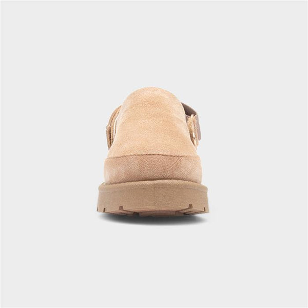 Slip On Cosy Mule Shoe In Sand