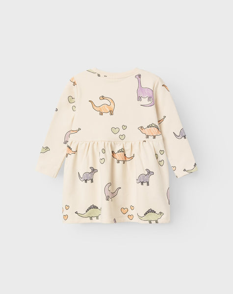 Girls Mini Dino Sweater Dress