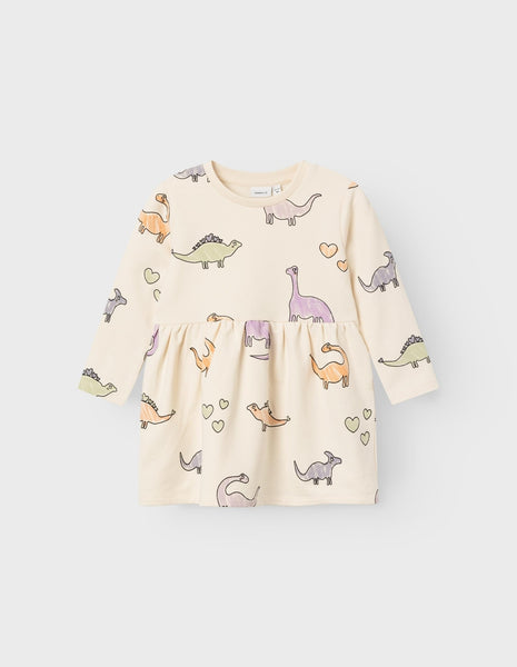 Girls Mini Dino Sweater Dress