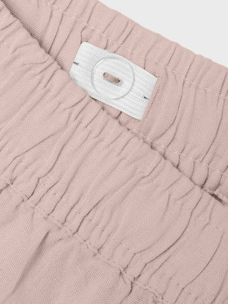 Girls Pink Linen Shorts - Part of a Co-ord Set