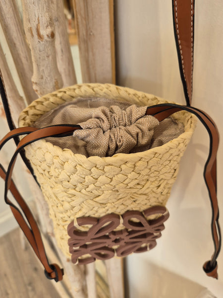 Lola Woven Straw Pocket Bag