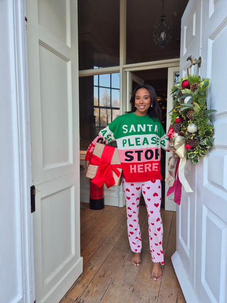 VM 'Santa Please Stop Here' Christmas Jumper