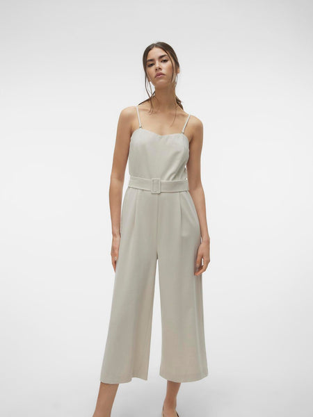 VM Sleeveless Cropped Straight Leg Jumpsuit