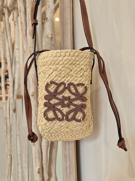 Lola Woven Straw Pocket Bag