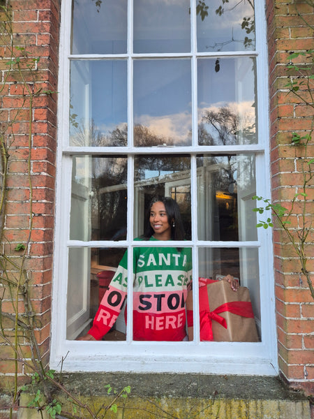 VM 'Santa Please Stop Here' Christmas Jumper