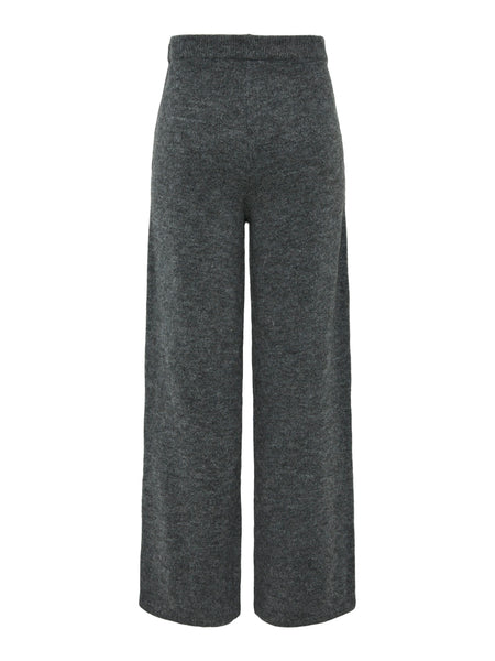 Pieces Knitted Hoodie Co-ord In Grey