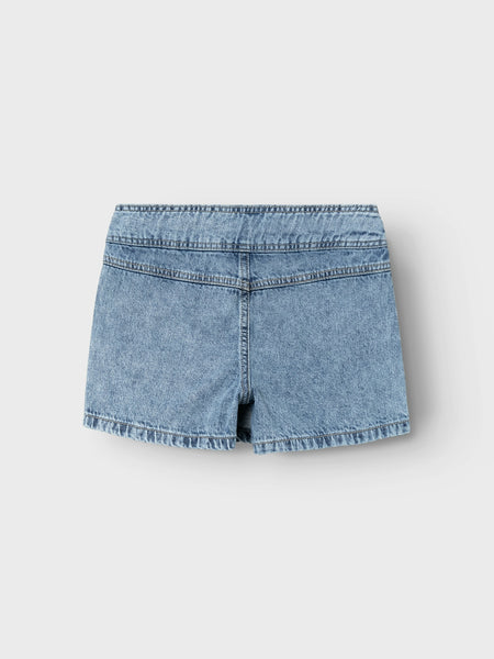 Girls Denim Pleated Front Skort