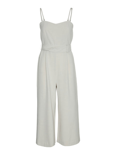 VM Sleeveless Cropped Straight Leg Jumpsuit