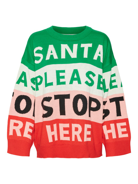 VM 'Santa Please Stop Here' Christmas Jumper