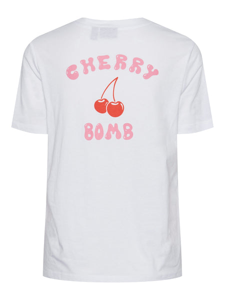 Pieces Cherry Bomb Printed Short Sleeve Tshirt