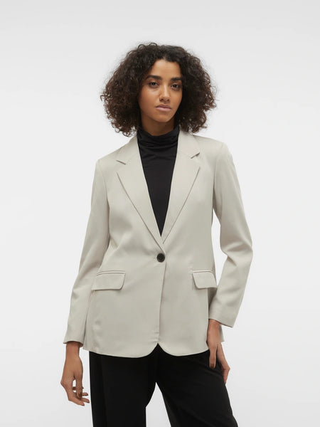 VM Beige Oversized Blazer